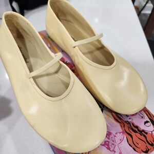 Jeffrey Campbell Dancerina Flats Women Size 7 Light Yellow
